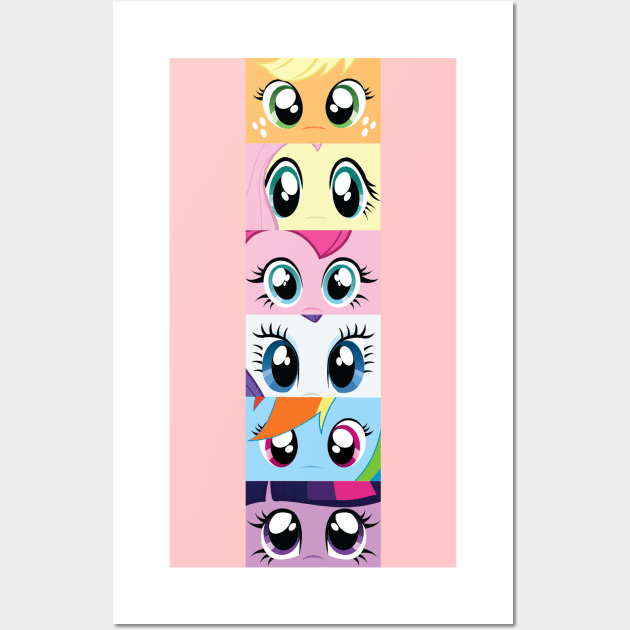 MLP Eyes Wall Art by Lee